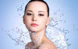 Умываться минеральной водой